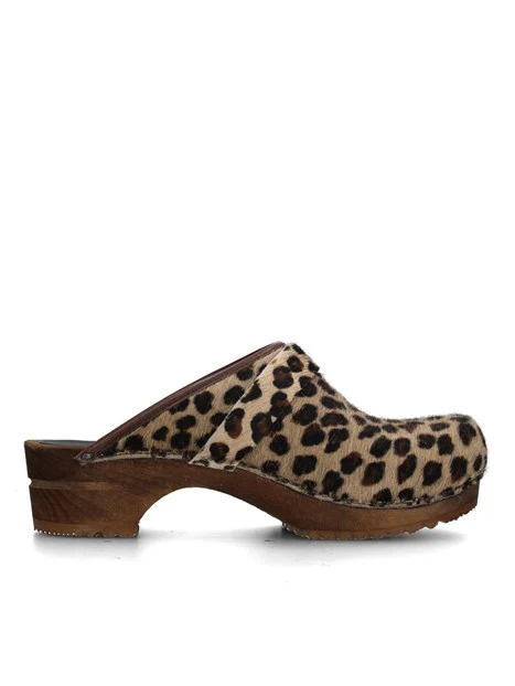 SABOT 1706199W DONNA BEIGE LEOPARDO