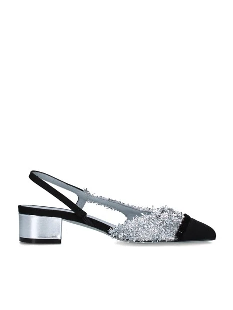 SLINGBACK ACANTO DONNA ARGENTO