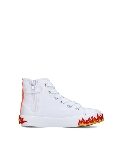 SNEAKERS ALTE BBEA5082B00 BAMBINO BIANCO