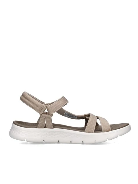 SANDALI CON ZEPPA 141451 GO WALK FLEX SANDAL-SBLIME DONNA BEIGE