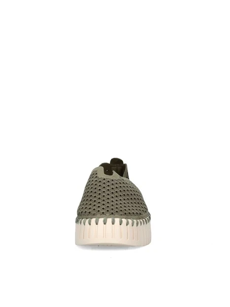 SNEAKERS BASSE TULIP3373 DONNA VERDE MILITARE