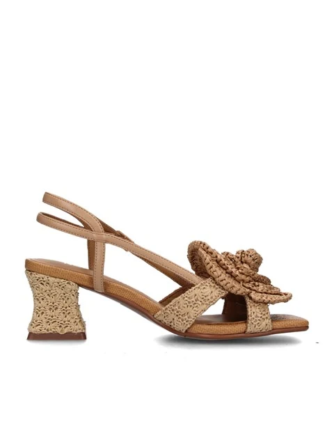 SANDALI TACCO ALTO 10017 DONNA CUOIO