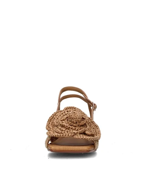 SANDALI TACCO ALTO 10017 DONNA CUOIO