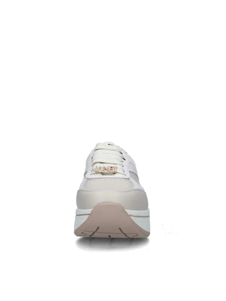 SNEAKERS PLATFORM J-020 DONNA BIANCO BEIGE