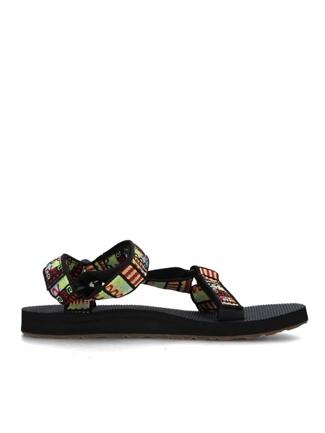 SANDALI BASSI 1003987 MULTICOLORE DONNA VERDE