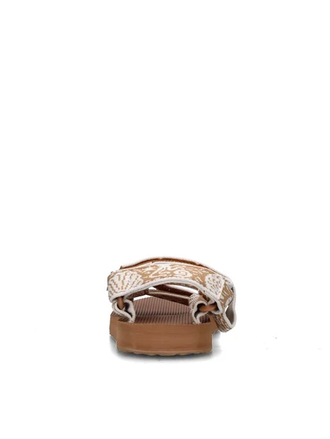 SANDALI BASSI 1003987 DONNA BIANCO BEIGE
