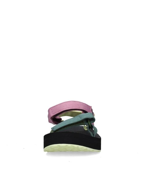 SANDALI CON ZEPPA 1090969 NERO LILLA