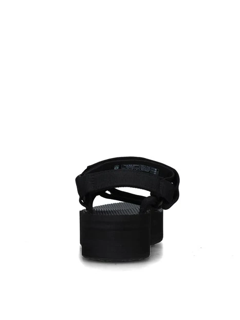 SANDALI CON ZEPPA 1008844 DONNA NERO