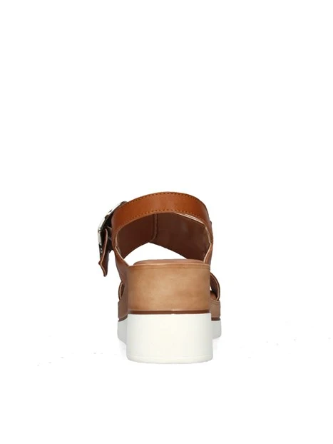 SANDALI CON ZEPPA TS71184 DONNA CUOIO