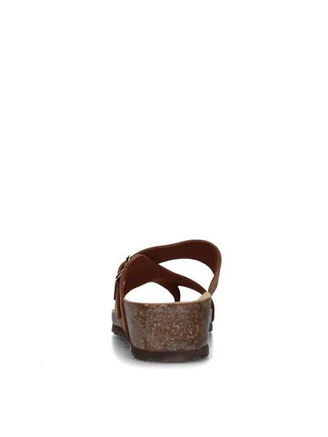 SANDALI CON ZEPPA 12A2423 DONNA CUOIO