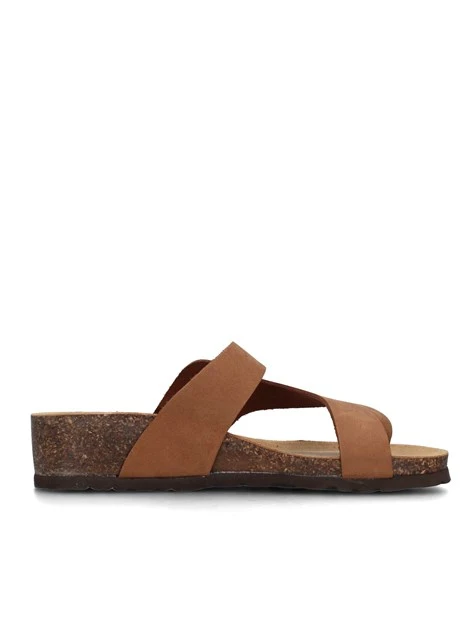 SANDALI CON ZEPPA 12A2423 DONNA CUOIO
