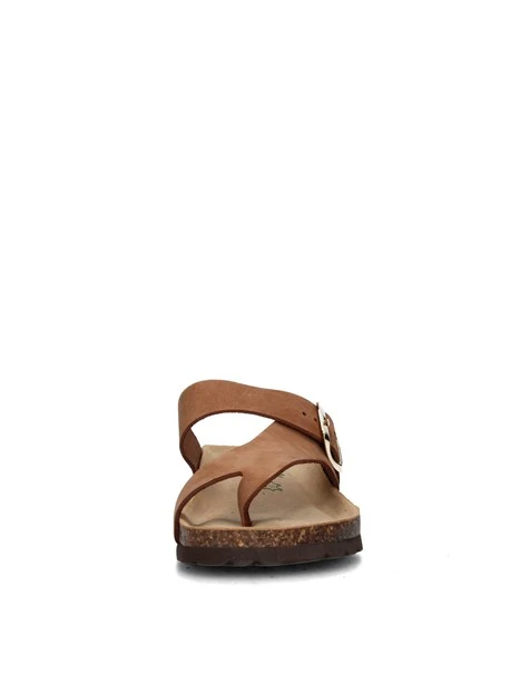 SANDALI CON ZEPPA 12A2423 DONNA CUOIO
