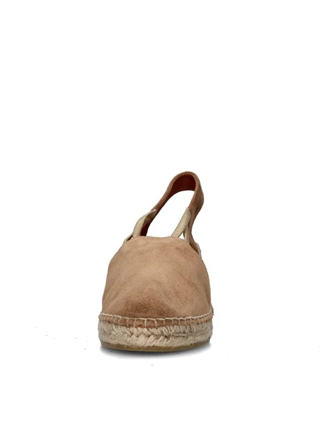 SANDALI CON ZEPPA 1824 ESPADRILLAS DONNA CUOIO