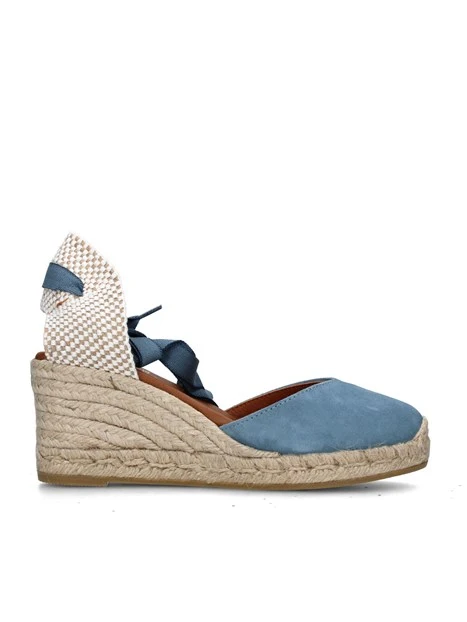 SANDALI CON ZEPPA 2011 ESPADRILLAS DONNA BLU JEANS
