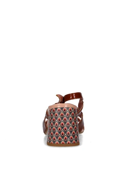 SANDALI TACCO ALTO D104Z DONNA ROSA