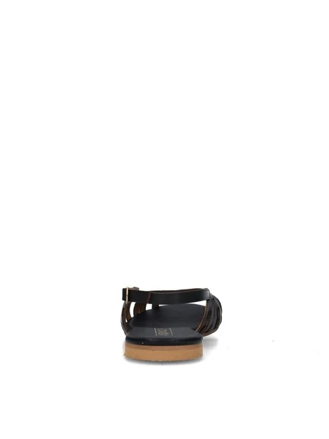 SANDALI TACCO BASSO V-VIETRI DONNA NERO