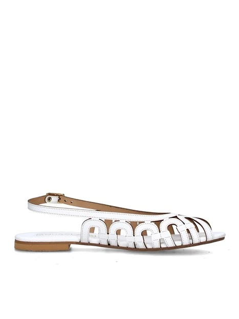 SANDALI TACCO BASSO V-VIETRI DONNA BIANCO
