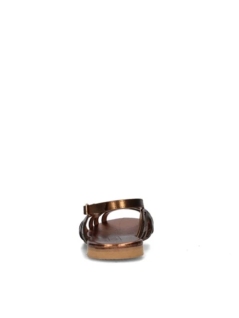 SANDALI TACCO BASSO V-VIETRI DONNA BRONZO