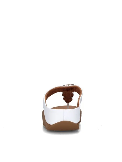 SANDALI CON ZEPPA HX2-194 DONNA BIANCO
