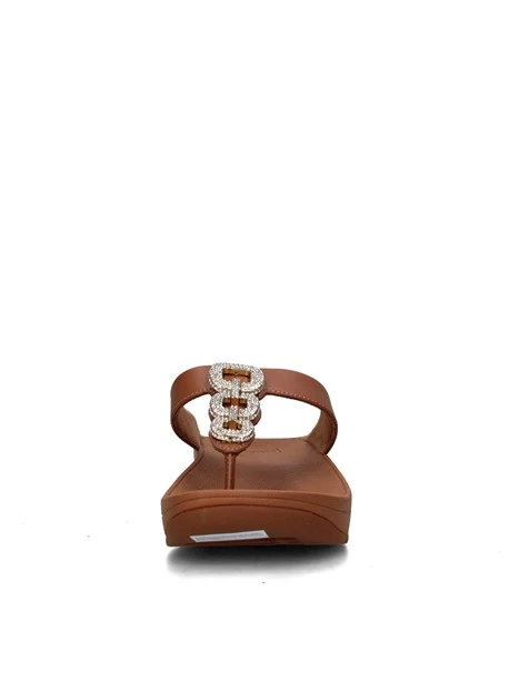 SANDALI CON ZEPPA HX2-C15 DONNA CUOIO