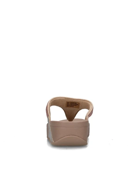 SANDALI CON ZEPPA EC5-A94 DONNA BEIGE