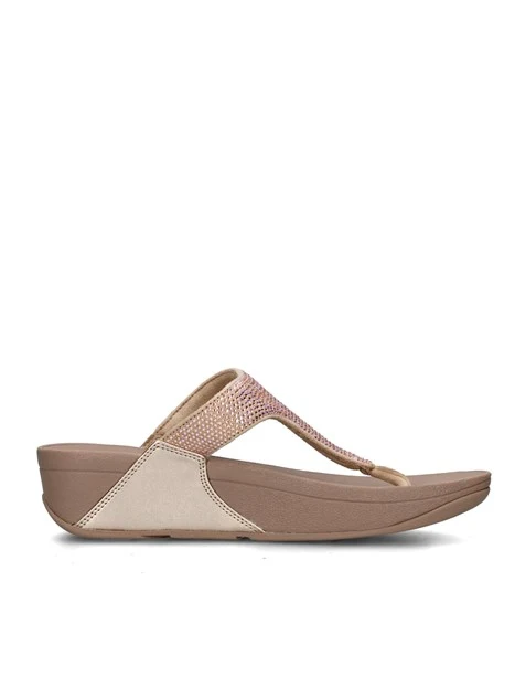 SANDALI CON ZEPPA EC5-A94 DONNA BEIGE