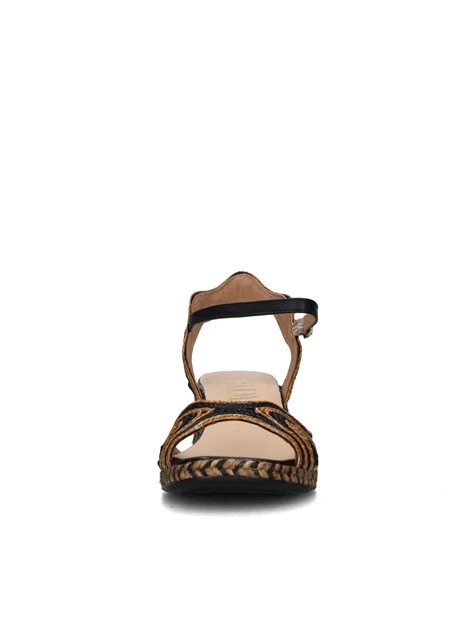 SANDALI TACCO ALTO DANE DONNA NERO CUOIO
