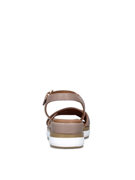 SANDALI CON ZEPPA 113017 DONNA GRIGIO