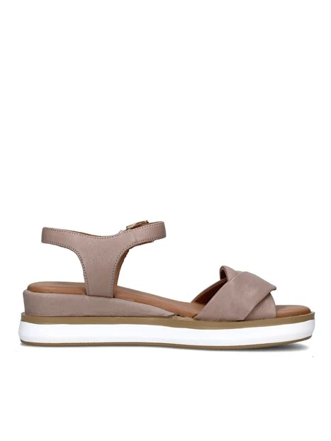 SANDALI CON ZEPPA 113017 DONNA GRIGIO