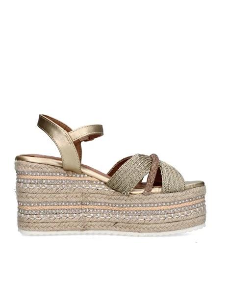 ESPADRILLAS P2544 DONNA ORO