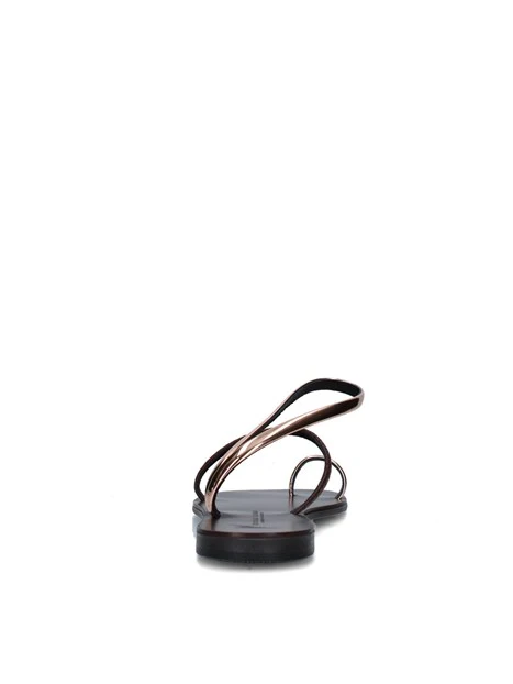 SANDALI TACCO BASSO 63-T DONNA MARRONE