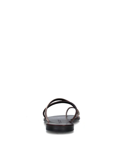 SANDALI TACCO BASSO 5L-T DONNA MARRONE