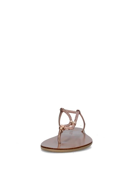 SANDALI TACCO BASSO 53-TCM DONNA BEIGE