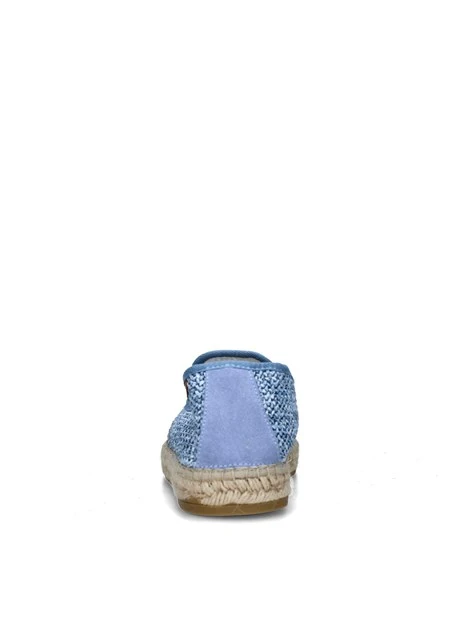 MOCASSINI 85400 ESPADRILLAS UOMO AZZURRO