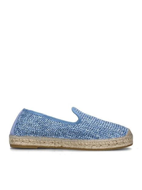 MOCASSINI 85400 ESPADRILLAS UOMO AZZURRO