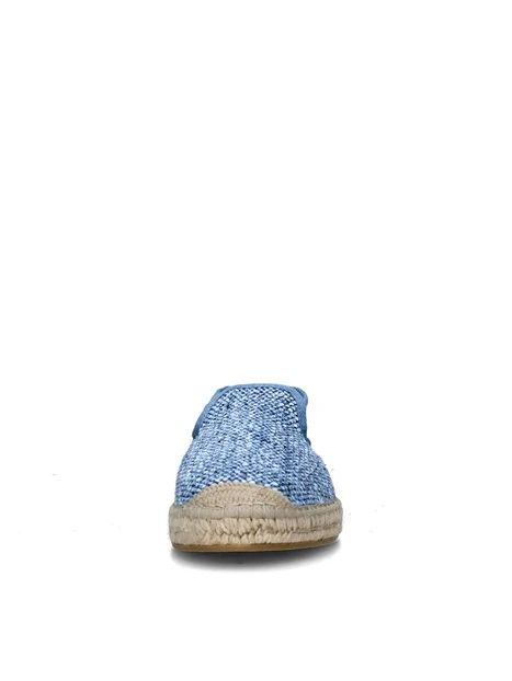 MOCASSINI 85400 ESPADRILLAS UOMO AZZURRO