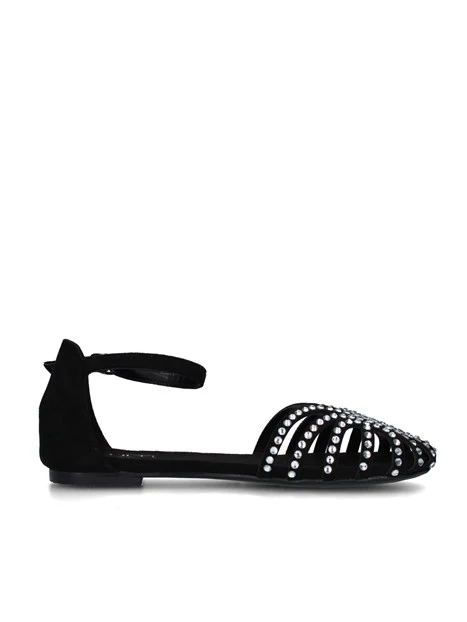 SANDALI TACCO BASSO T-230-W DONNA NERO