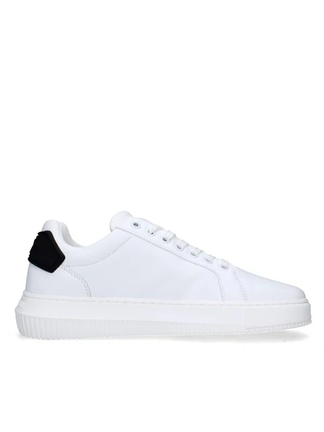SNEAKERS BASSE YM0YM01296 CHUNKY CUPSOLE UOMO BIANCO