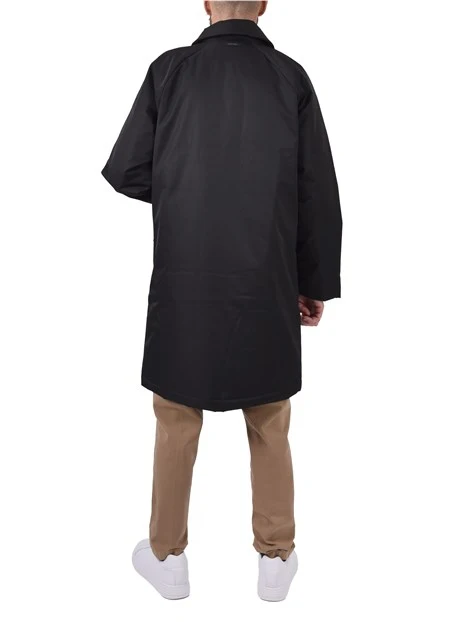 CAPPOTTO CORTO CON COLLO A PUNTA UOMO NERO