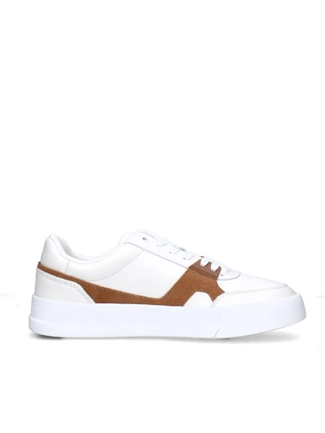 SNEAKERS BASSE FM0FM05551 TH COURT CRAFT UOMO ECRU BIANCO