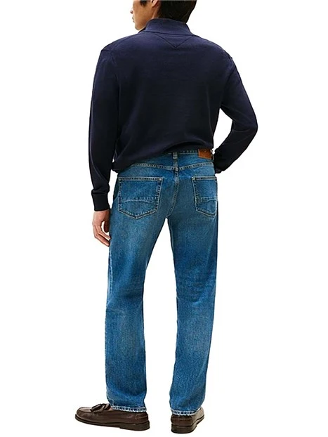 JEANS REGULAR FIT CHIUSURA ZIP E BOTTONE UOMO