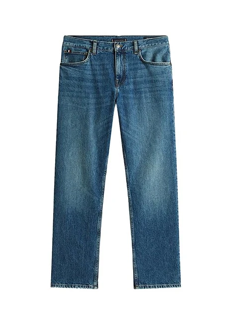 JEANS REGULAR FIT CHIUSURA ZIP E BOTTONE UOMO
