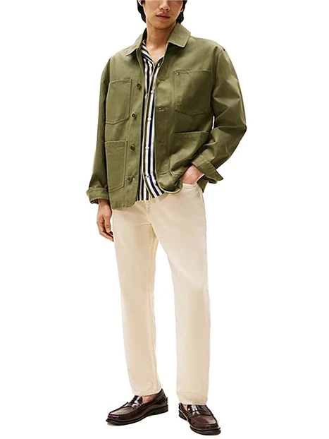JEANS REGULAR EFFETTO WASH UOMO BEIGE