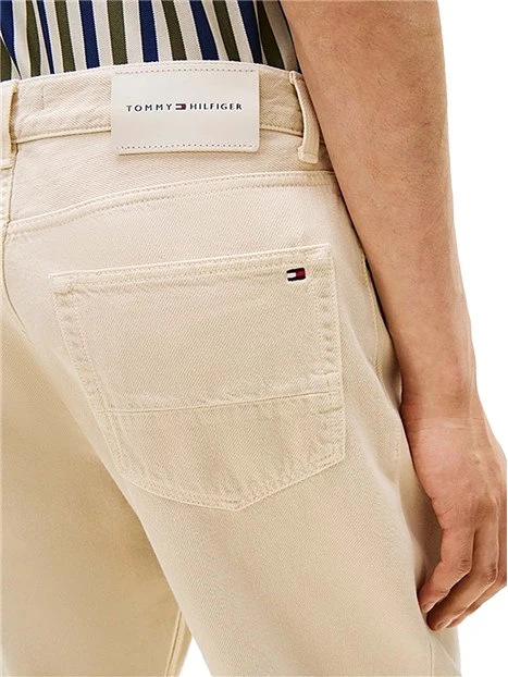 JEANS REGULAR EFFETTO WASH UOMO BEIGE