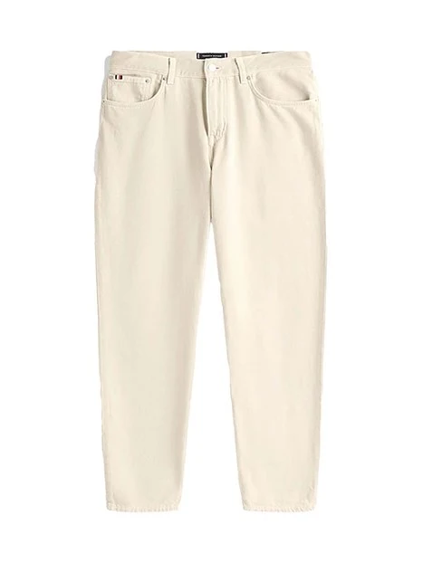 JEANS REGULAR EFFETTO WASH UOMO BEIGE