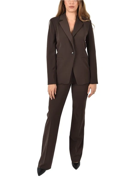 BLAZER GAMBERO DONNA MARRONE