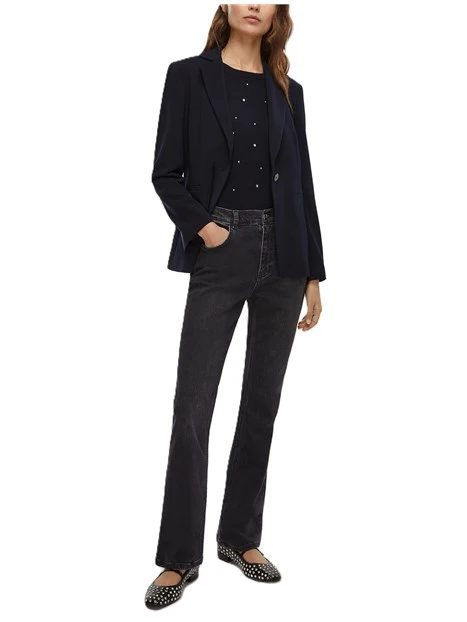 BLAZER GAMBERO DONNA BLU
