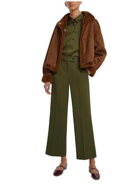 PANTALONI PALAZZO EFEBO DONNA VERDE