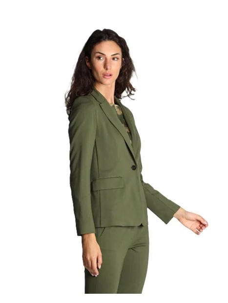 BLAZER IN JERSEY GAMMMA DONNA VERDE