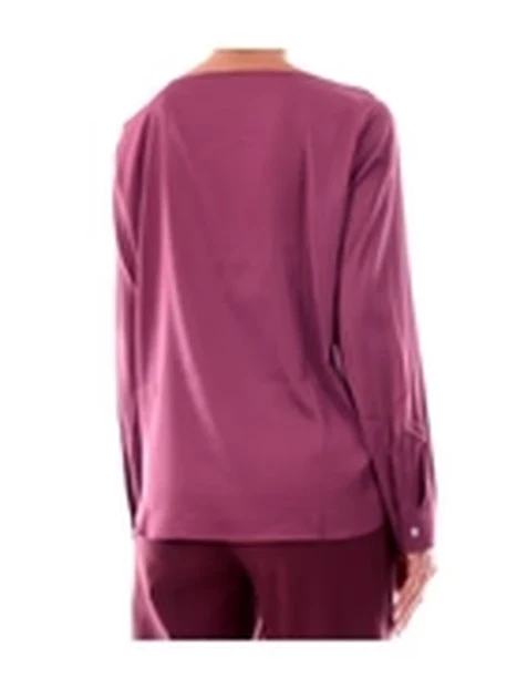 BLUSA IN RASO MADERA DONNA VIOLA